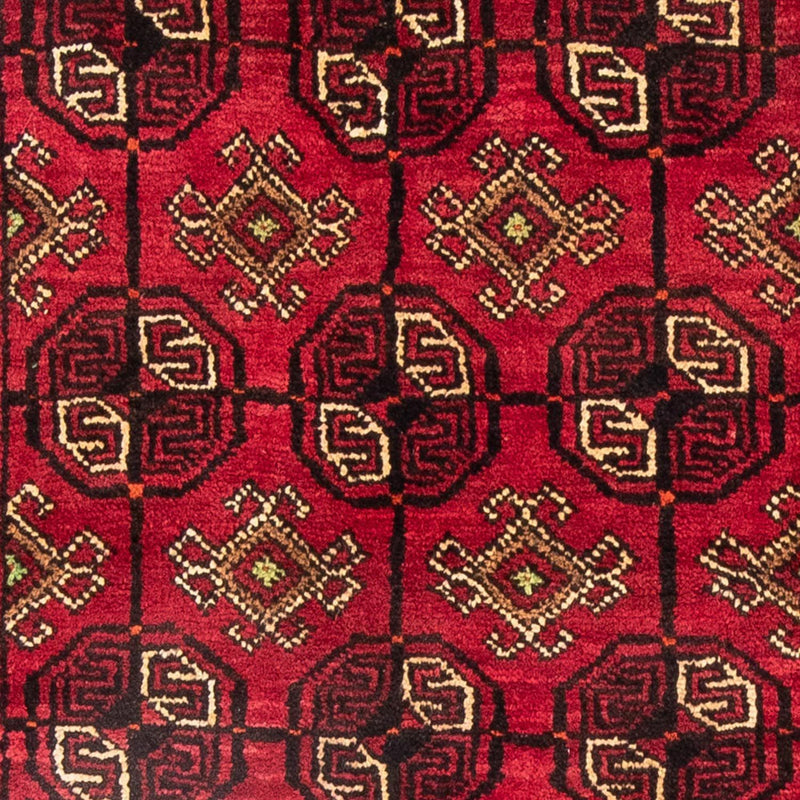 Baluch-tæppe - 190 x 138 cm - mørkerød