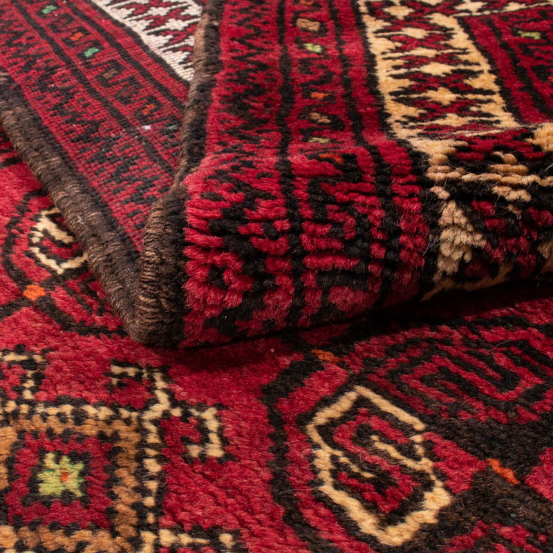Baluch-tæppe - 190 x 138 cm - mørkerød