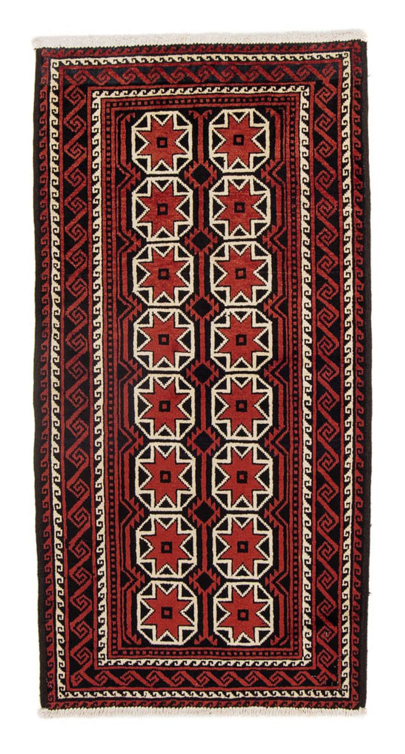 Baluch-tæppe - 158 x 82 cm - mørkerød