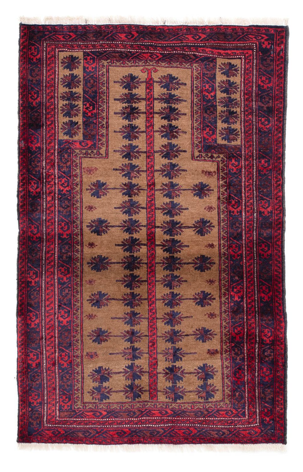 Baluch-tæppe - 147 x 89 cm - brun