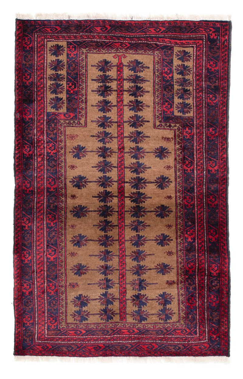 Baluch-tæppe - 147 x 89 cm - brun