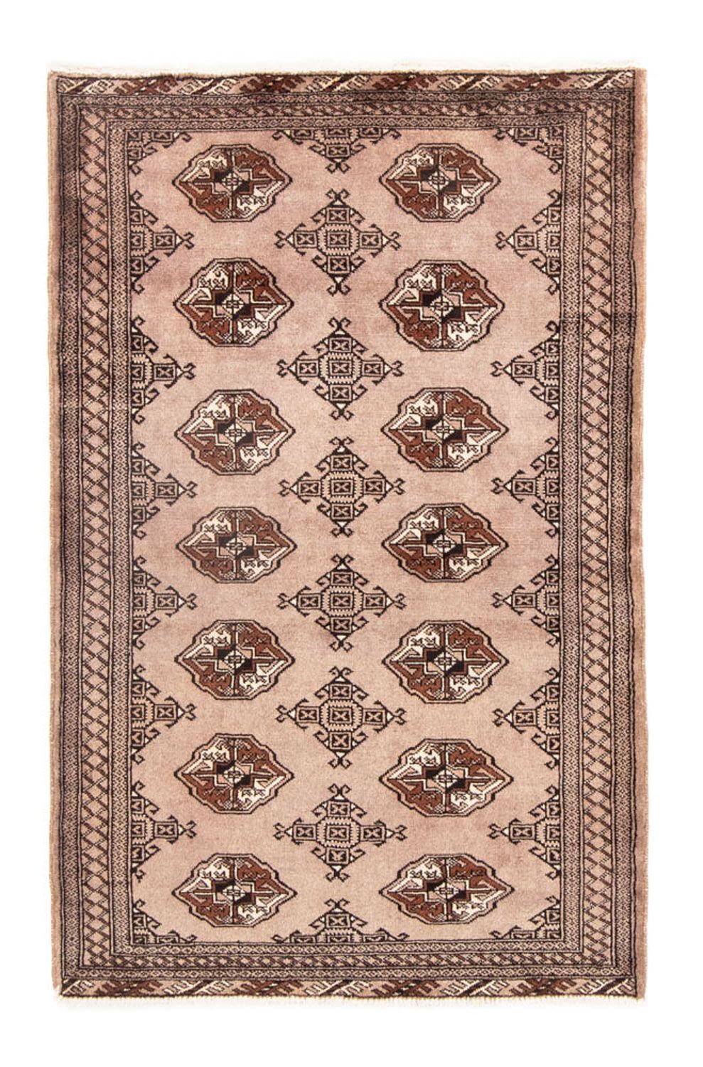 Baluch-tæppe - 159 x 109 cm - lys mocca