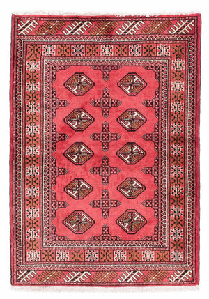 Baluch-tæppe - 125 x 93 cm - lysrød
