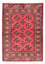Baluch-tæppe - 125 x 93 cm - lysrød