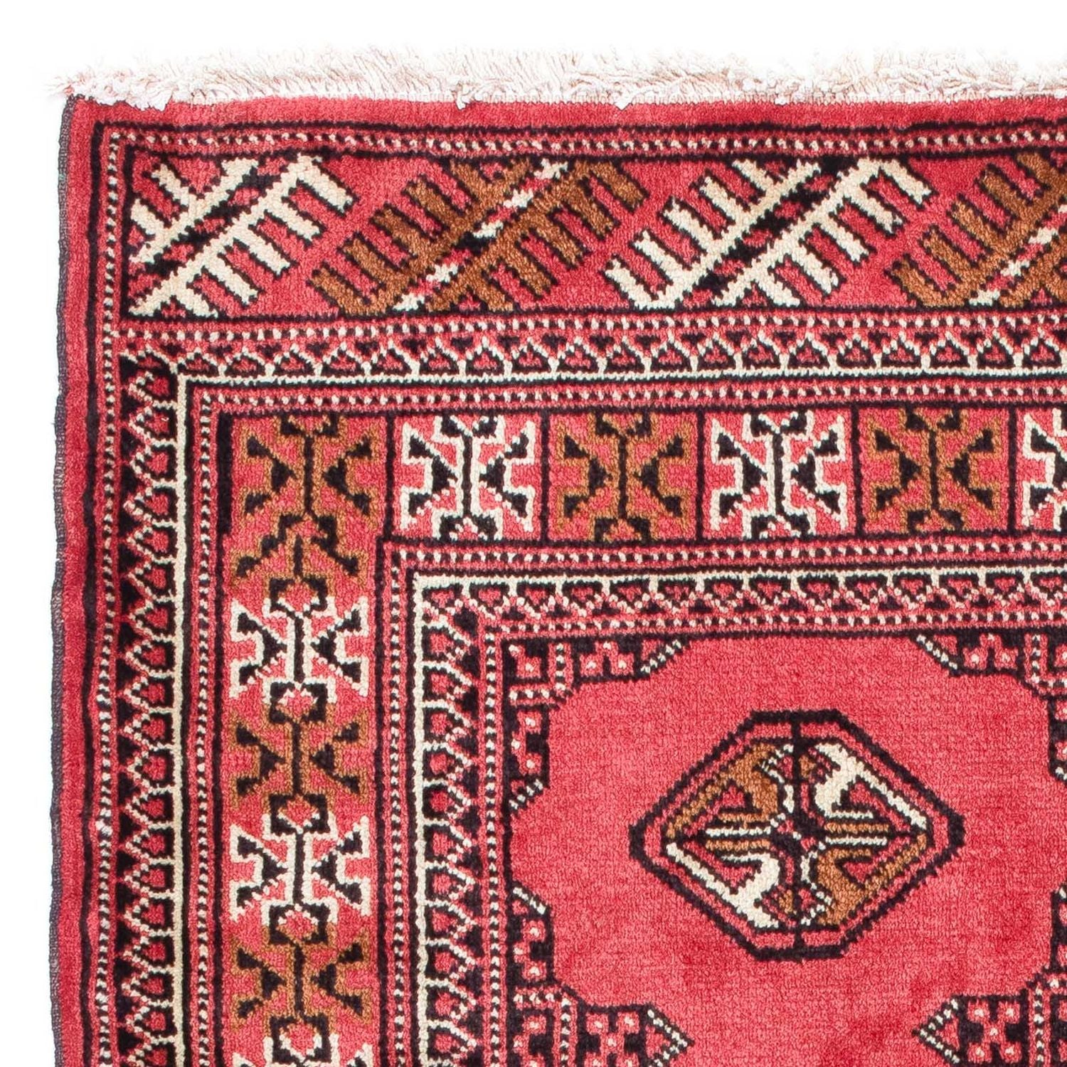 Baluch-tæppe - 125 x 93 cm - lysrød