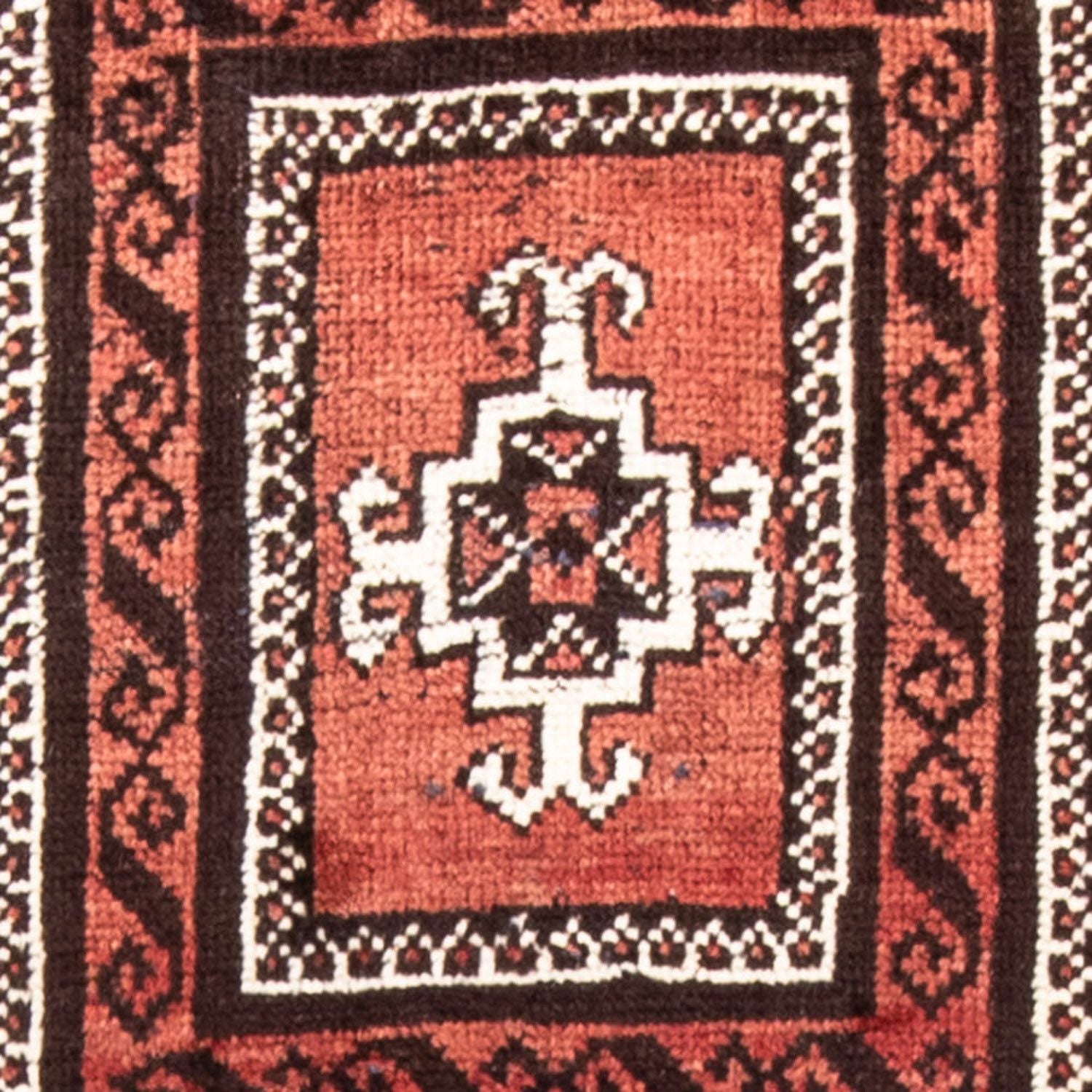 Løber Baluch-tæppe - 240 x 114 cm - rust