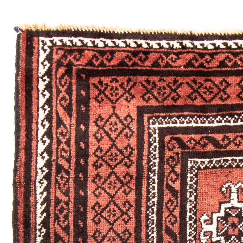 Løber Baluch-tæppe - 240 x 114 cm - rust