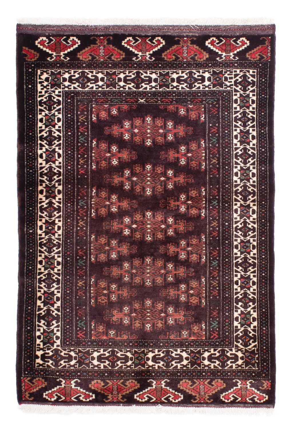 Baluch-tæppe - 143 x 103 cm - brun