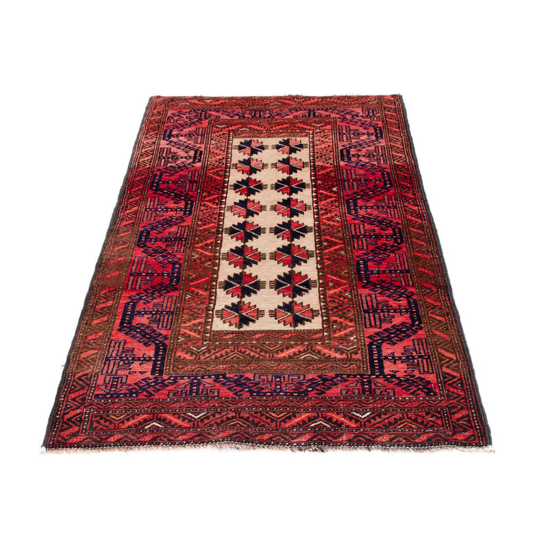 Baluch-tæppe - 158 x 82 cm - lysrød