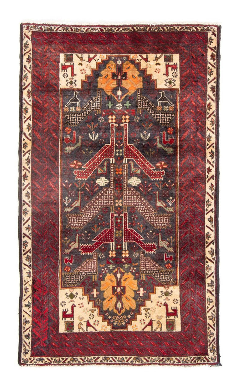 Løber Baluch-tæppe - 175 x 97 cm - rød