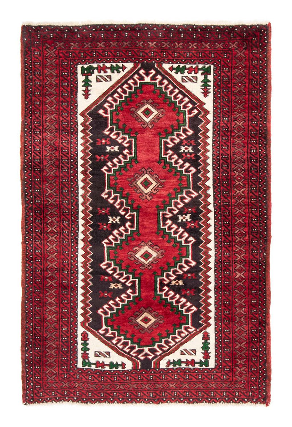 Baluch-tæppe - 189 x 123 cm - rød