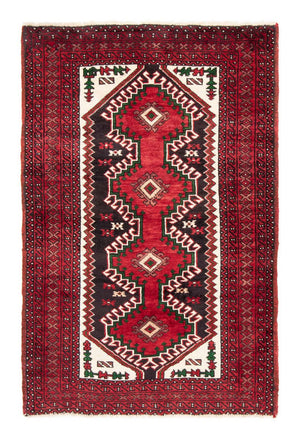 Baluch-tæppe - 189 x 123 cm - rød