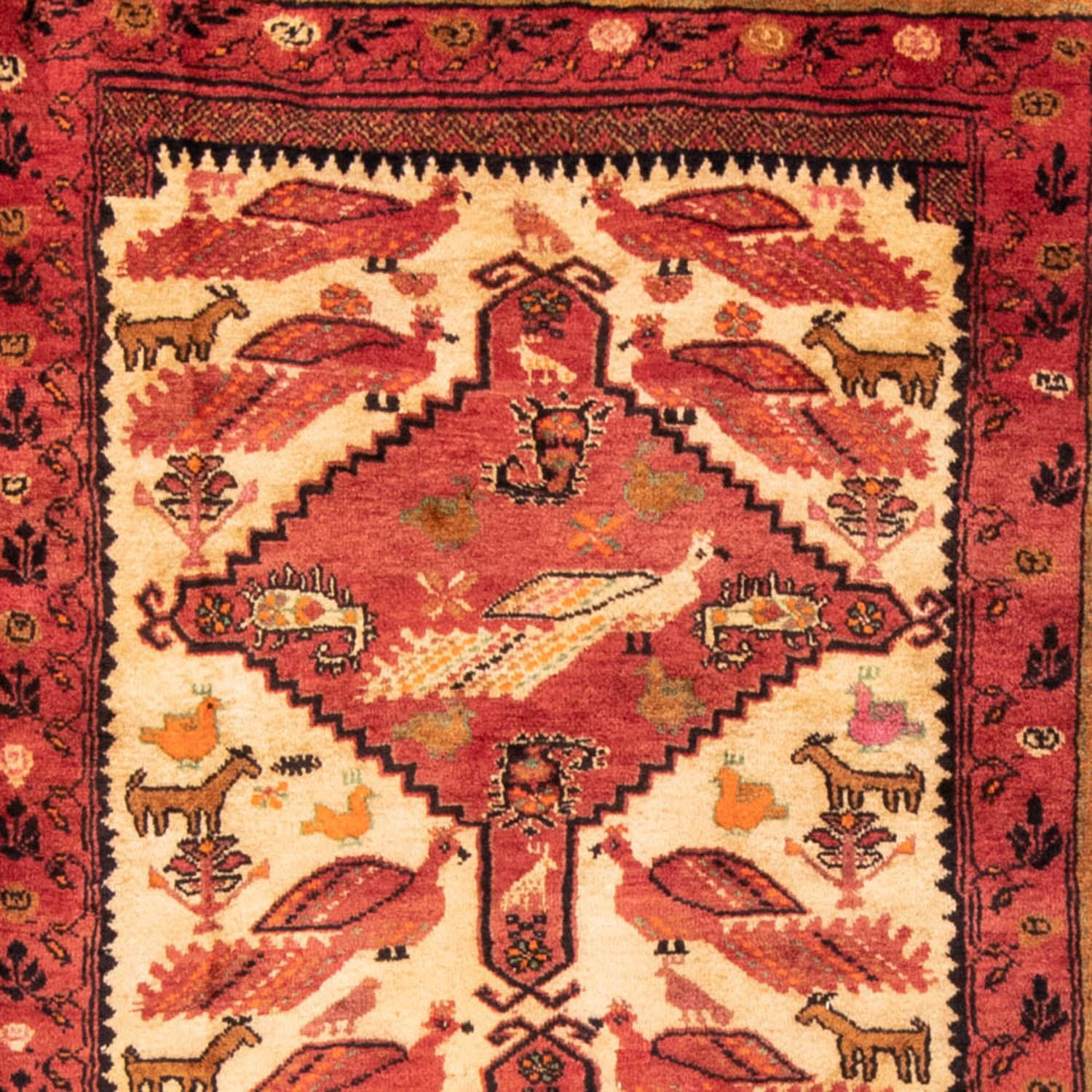 Baluch-tæppe - 224 x 134 cm - rød