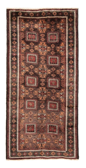 Løber Baluch-tæppe - 223 x 111 cm - lys mocca