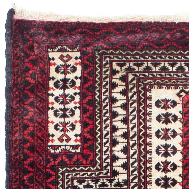 Baluch-tæppe - 121 x 99 cm - beige