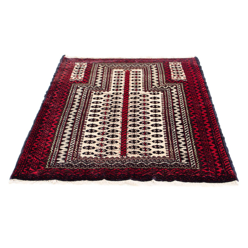 Baluch-tæppe - 121 x 99 cm - beige