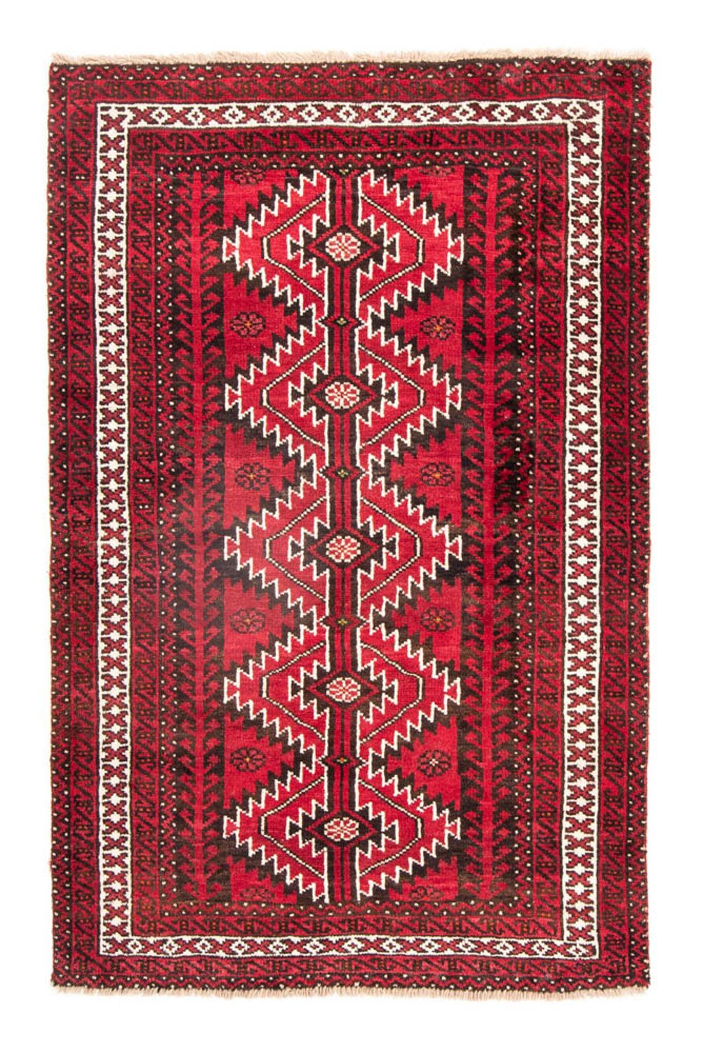 Baluch-tæppe - 187 x 121 cm - rød
