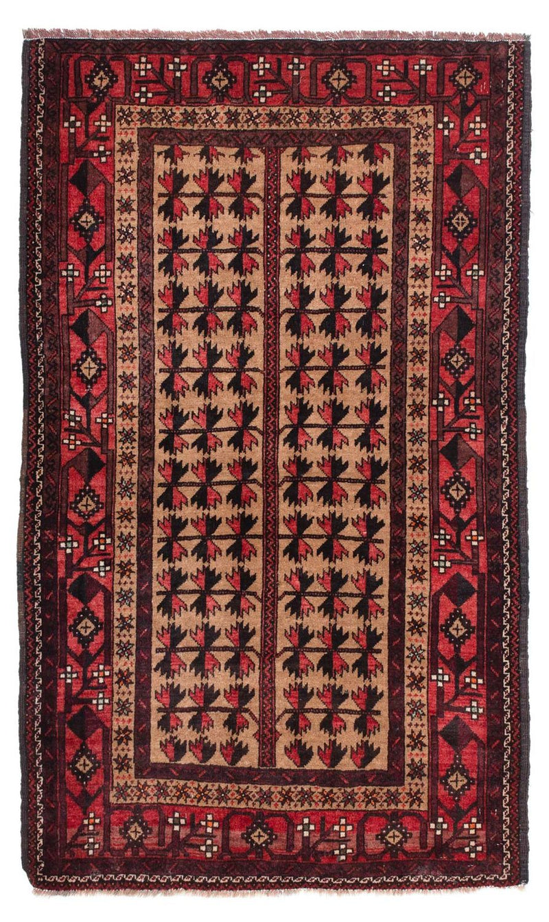Baluch-tæppe - 156 x 98 cm - brun