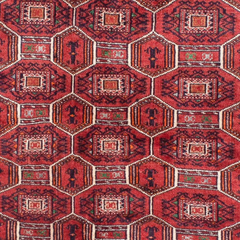 Baluch-tæppe - 134 x 94 cm - mørkerød
