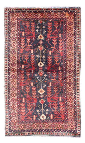 Baluch-tæppe - 150 x 85 cm - mørkeblå