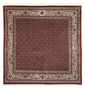 Persisk tæppe - Classic firkantet  - 197 x 196 cm - mørkerød
