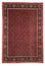 Persisk tæppe - Bijar - 295 x 203 cm - mørkerød