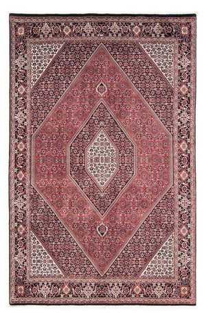 Persisk tæppe - Bijar - 237 x 168 cm - lysrød