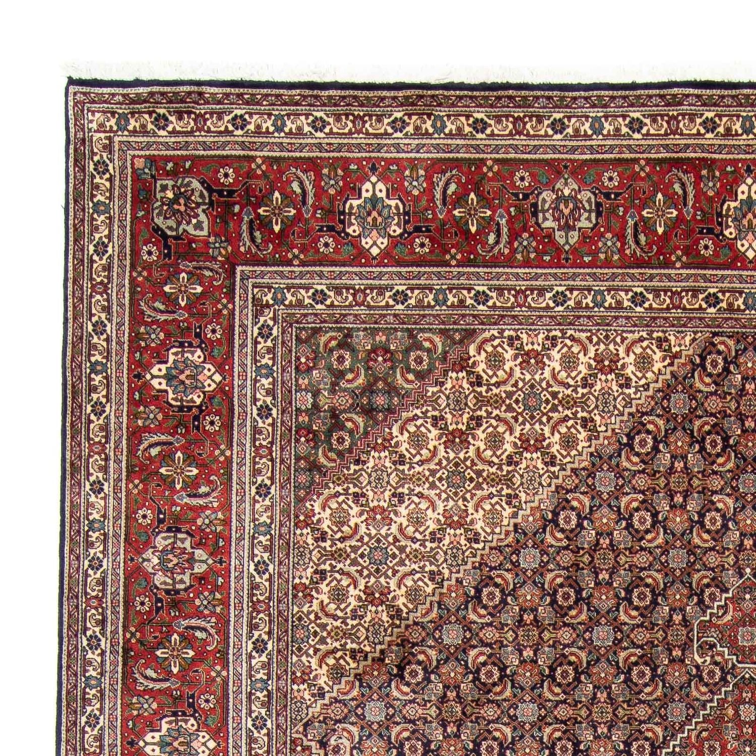 Persisk tæppe - Tabriz - 343 x 247 cm - flerfarvet
