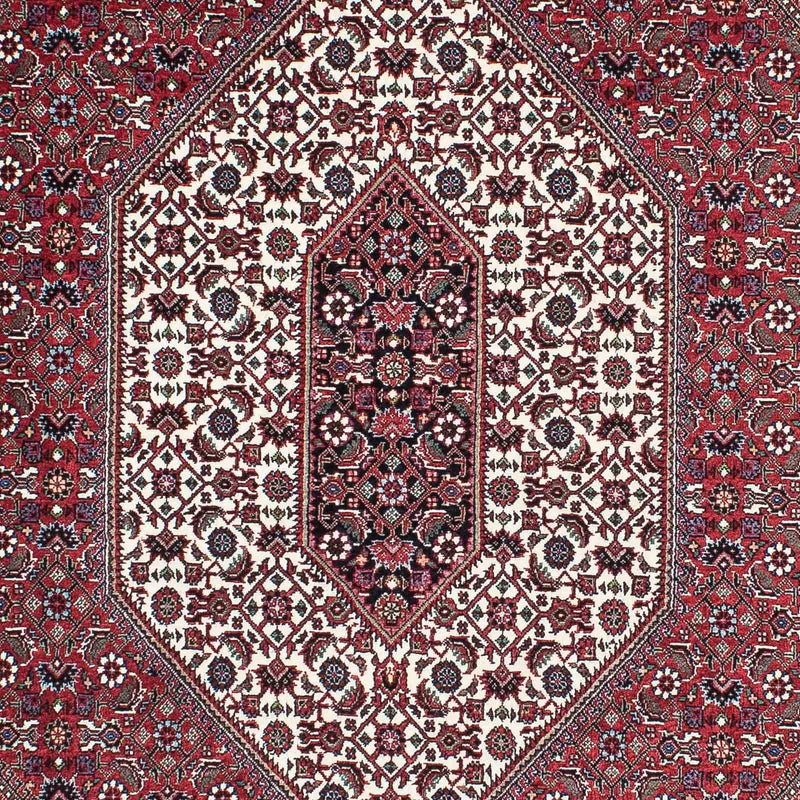 Persisk tæppe - Bijar - 200 x 130 cm - lysrød