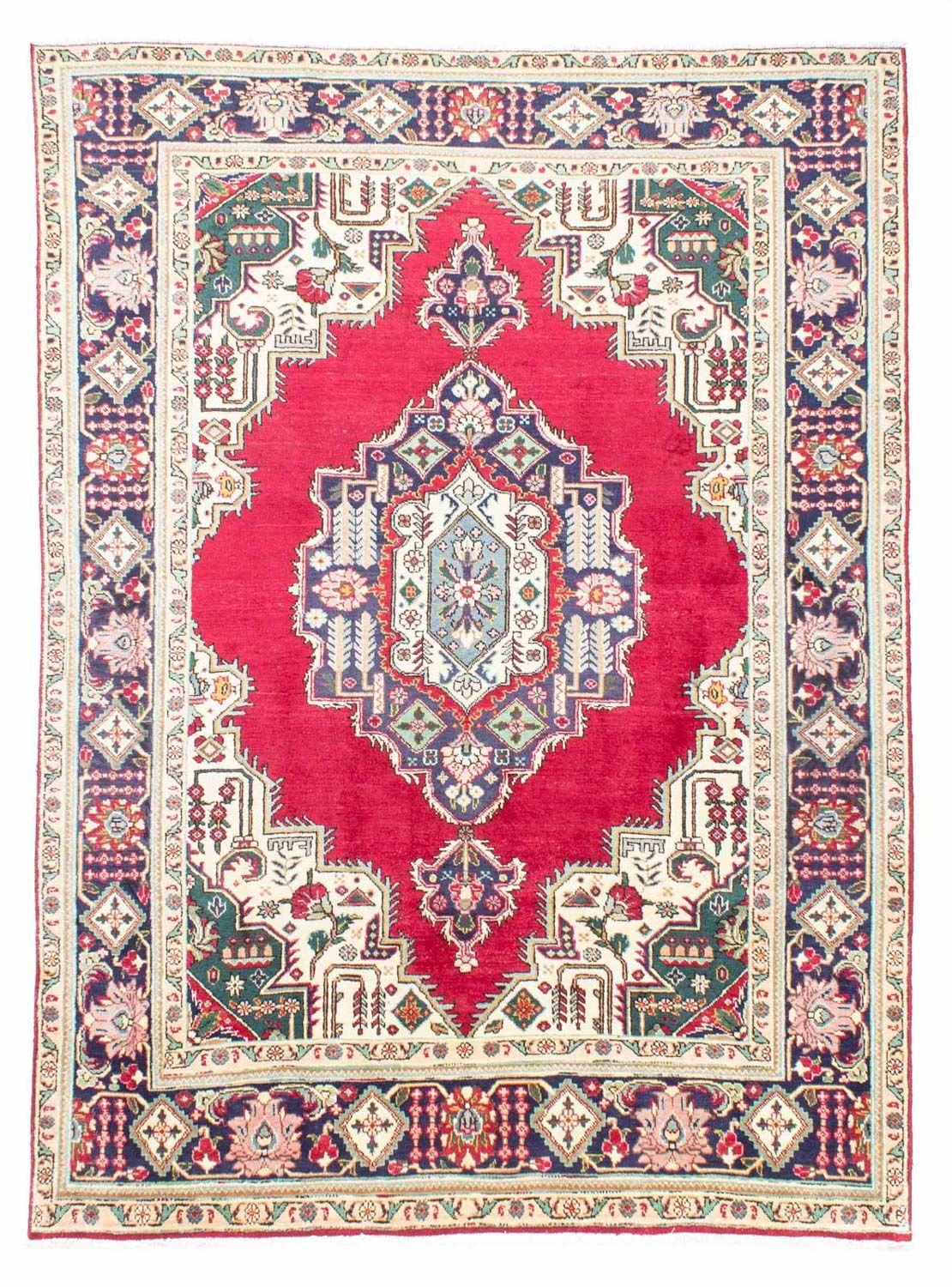 Persisk tæppe - Tabriz - 315 x 203 cm - rød