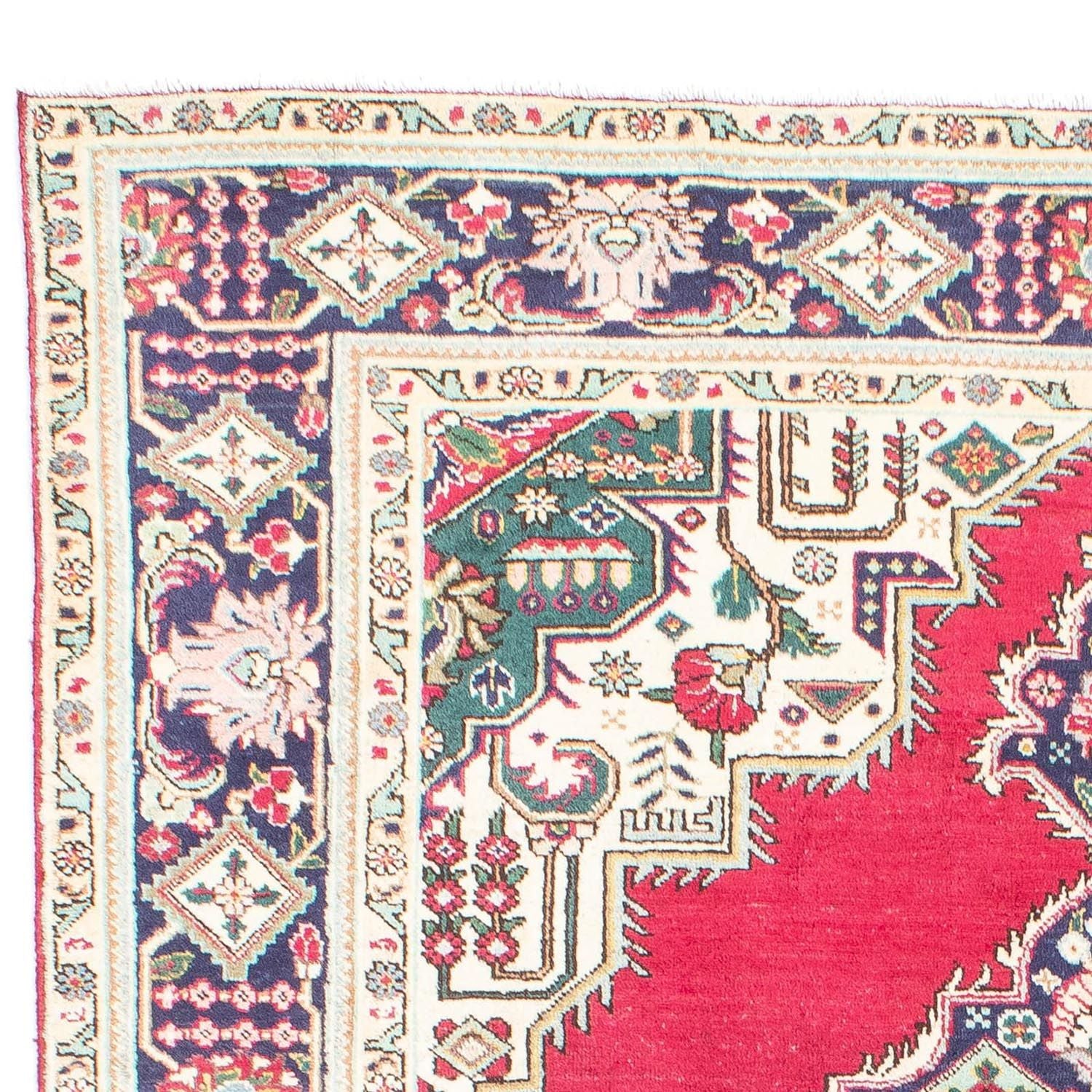 Persisk tæppe - Tabriz - 315 x 203 cm - rød