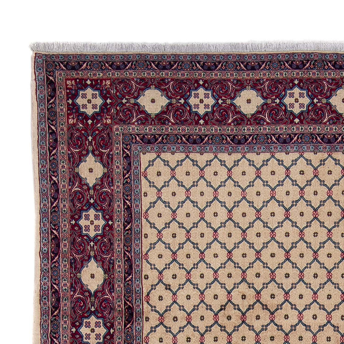 Persisk tæppe - Tabriz - 346 x 239 cm - beige