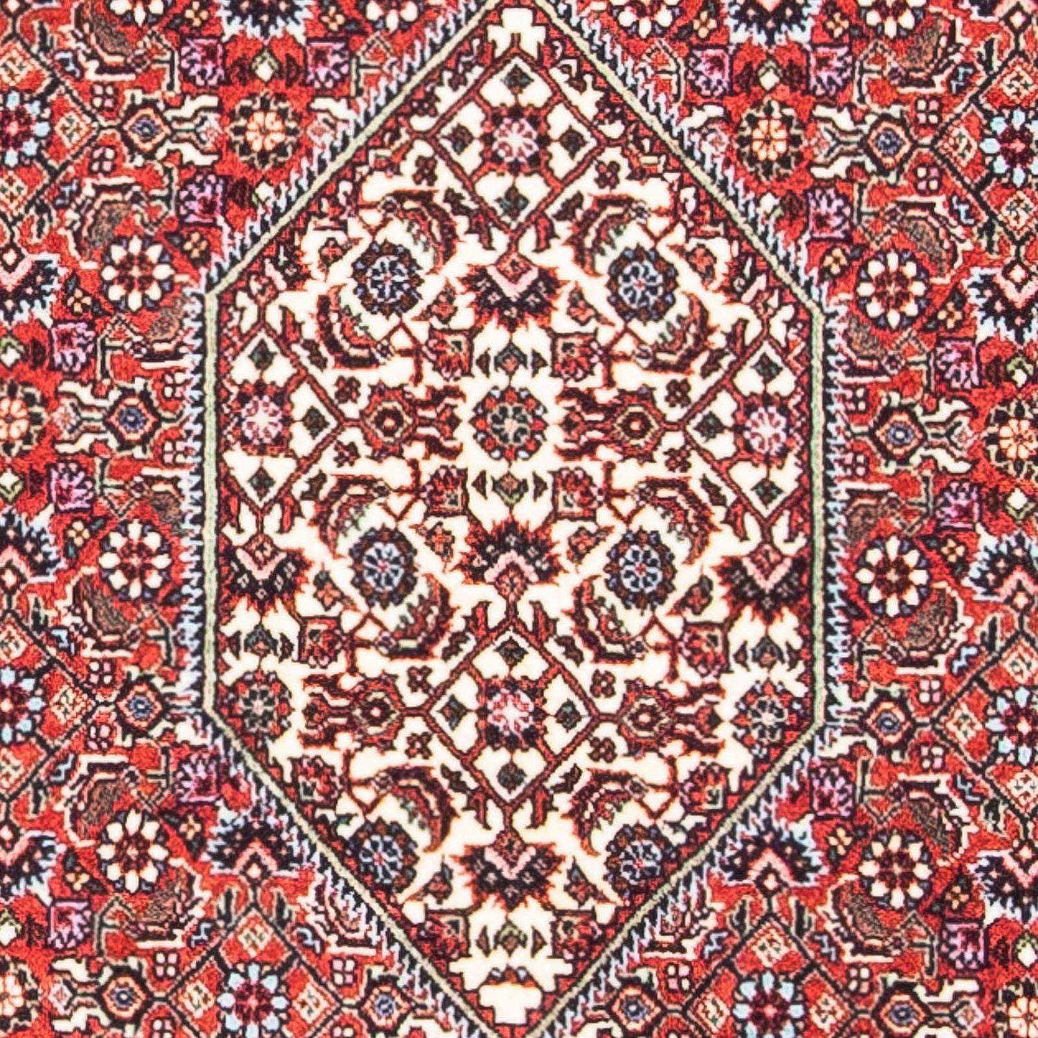 Persisk tæppe - Bijar - 144 x 81 cm - lysrød