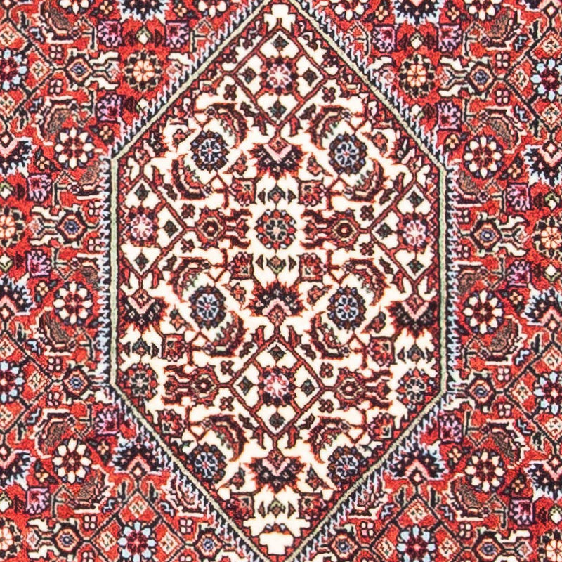 Persisk tæppe - Bijar - 144 x 81 cm - lysrød