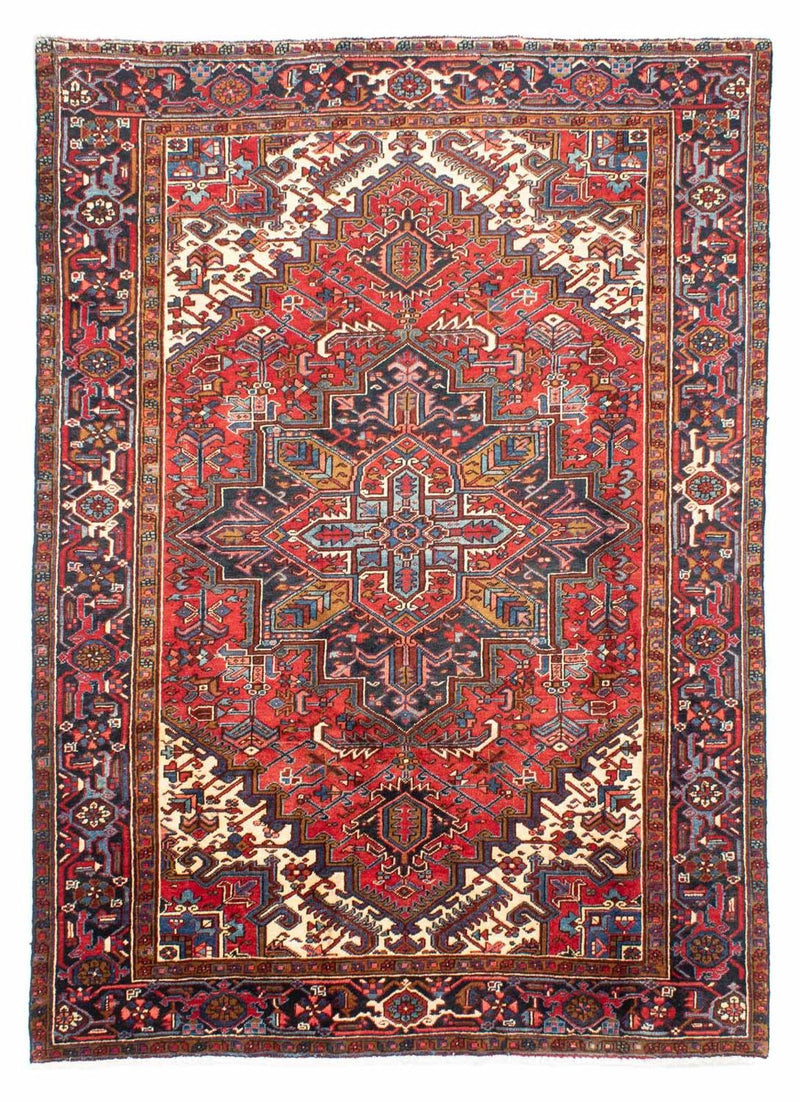 Persisk tæppe - Nomadisk - 275 x 198 cm - lysrød