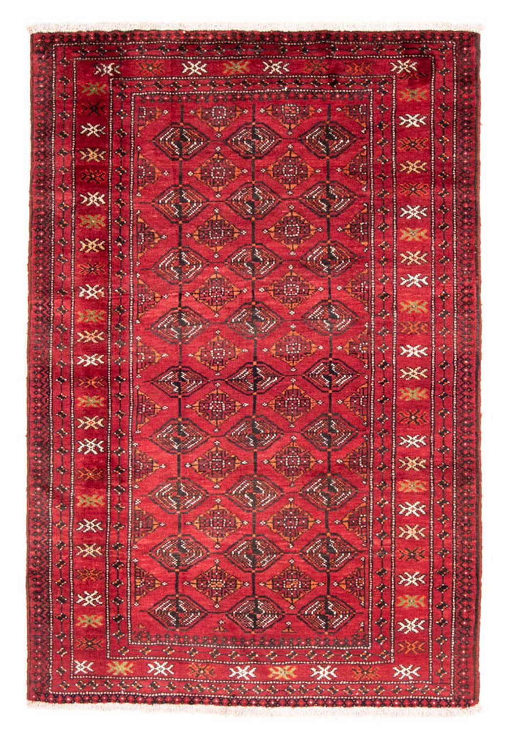 Baluch-tæppe - 203 x 136 cm - rød