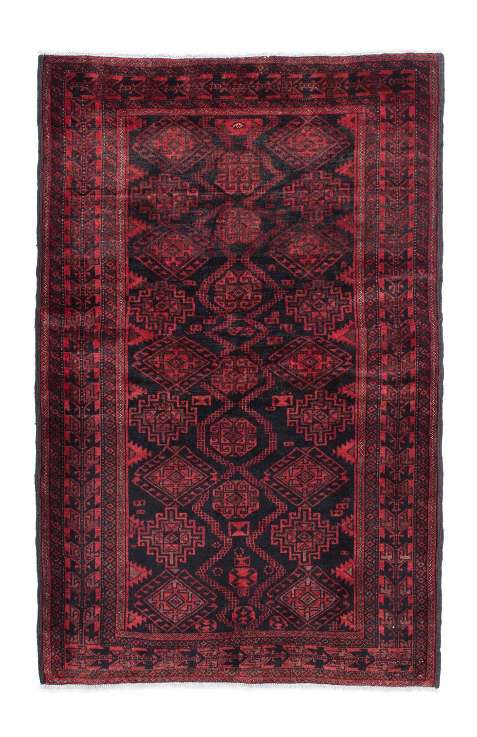 Baluch-tæppe - 151 x 100 cm - mørkeblå