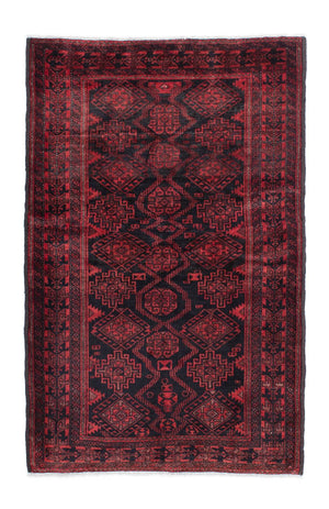 Baluch-tæppe - 151 x 100 cm - mørkeblå