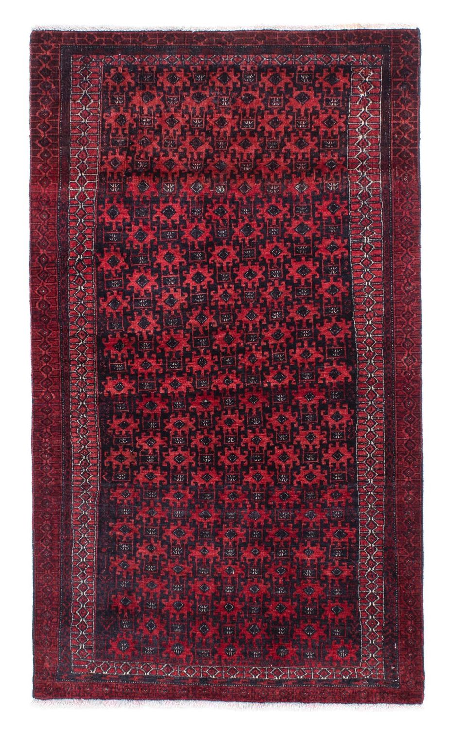Baluch-tæppe - 150 x 89 cm - mørkerød
