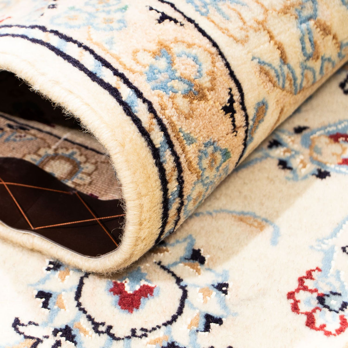 Persisk tæppe - Nain - Royal - 236 x 176 cm - beige