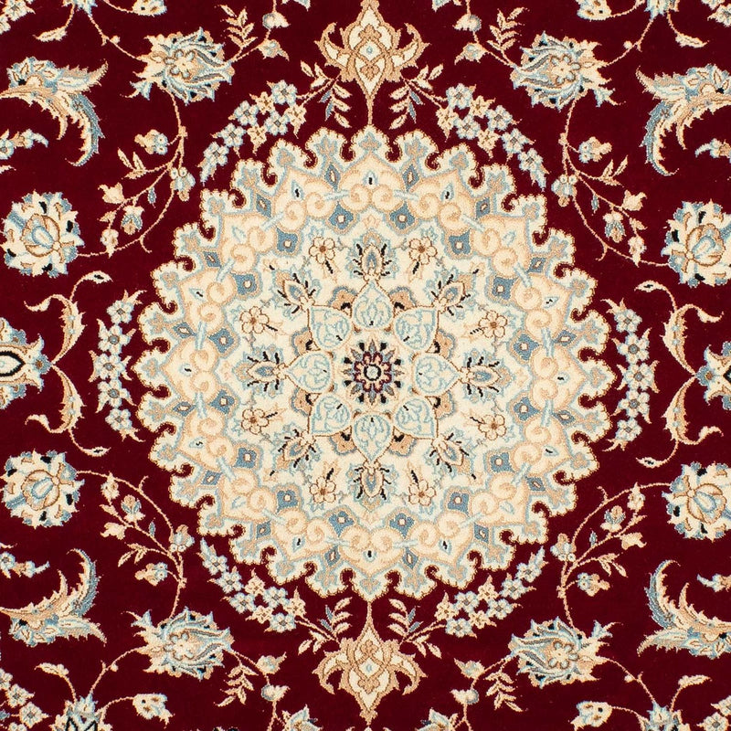 Persisk tæppe - Nain - Royal - 236 x 157 cm - mørkerød