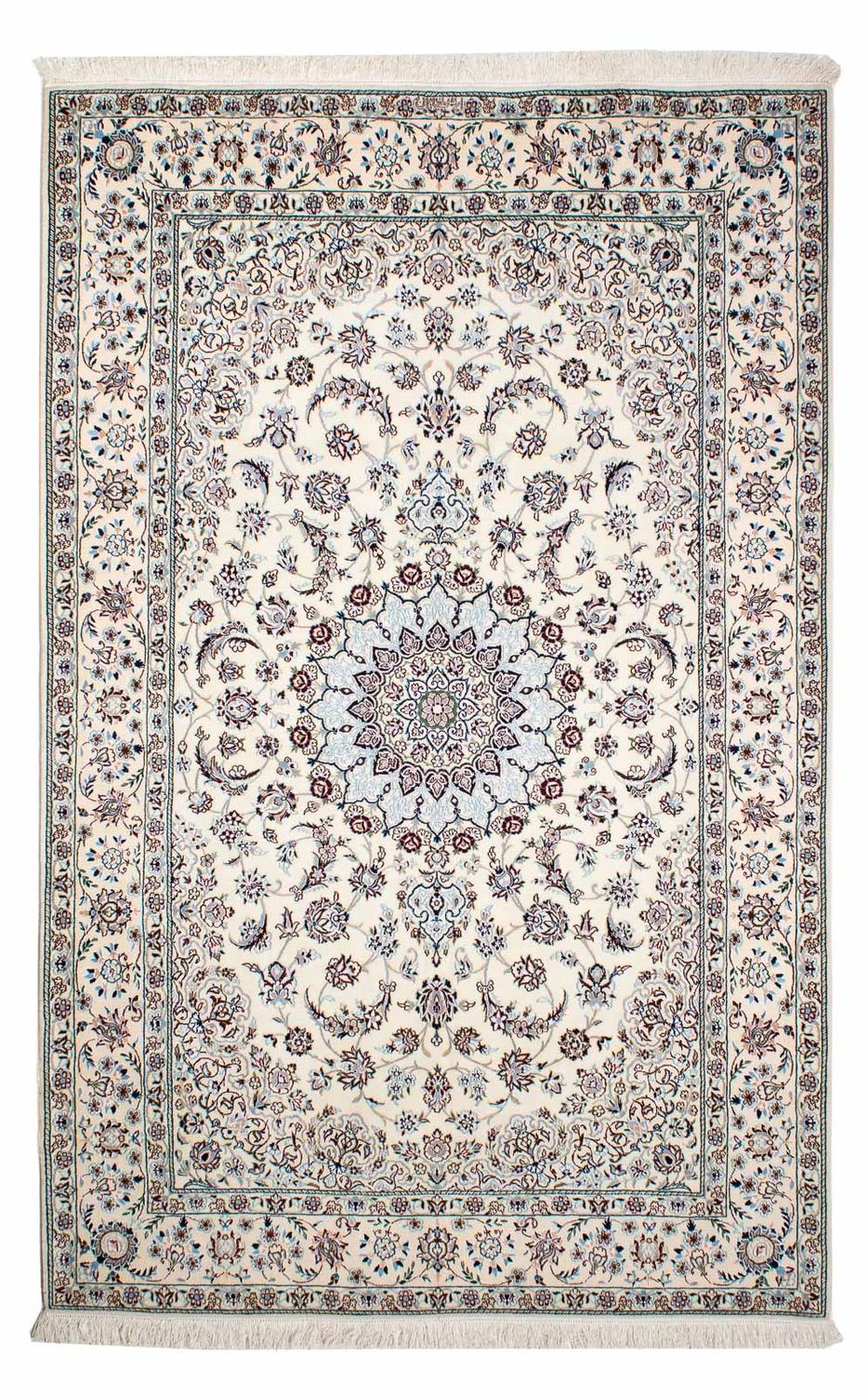 Persisk tæppe - Nain - Premium - 239 x 157 cm - beige