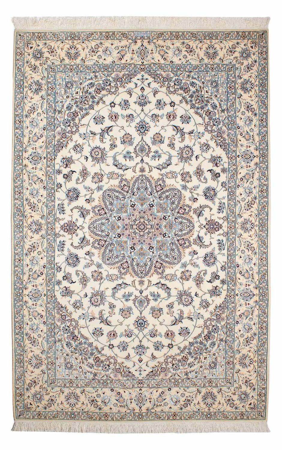 Persisk tæppe - Nain - Premium - 235 x 153 cm - beige