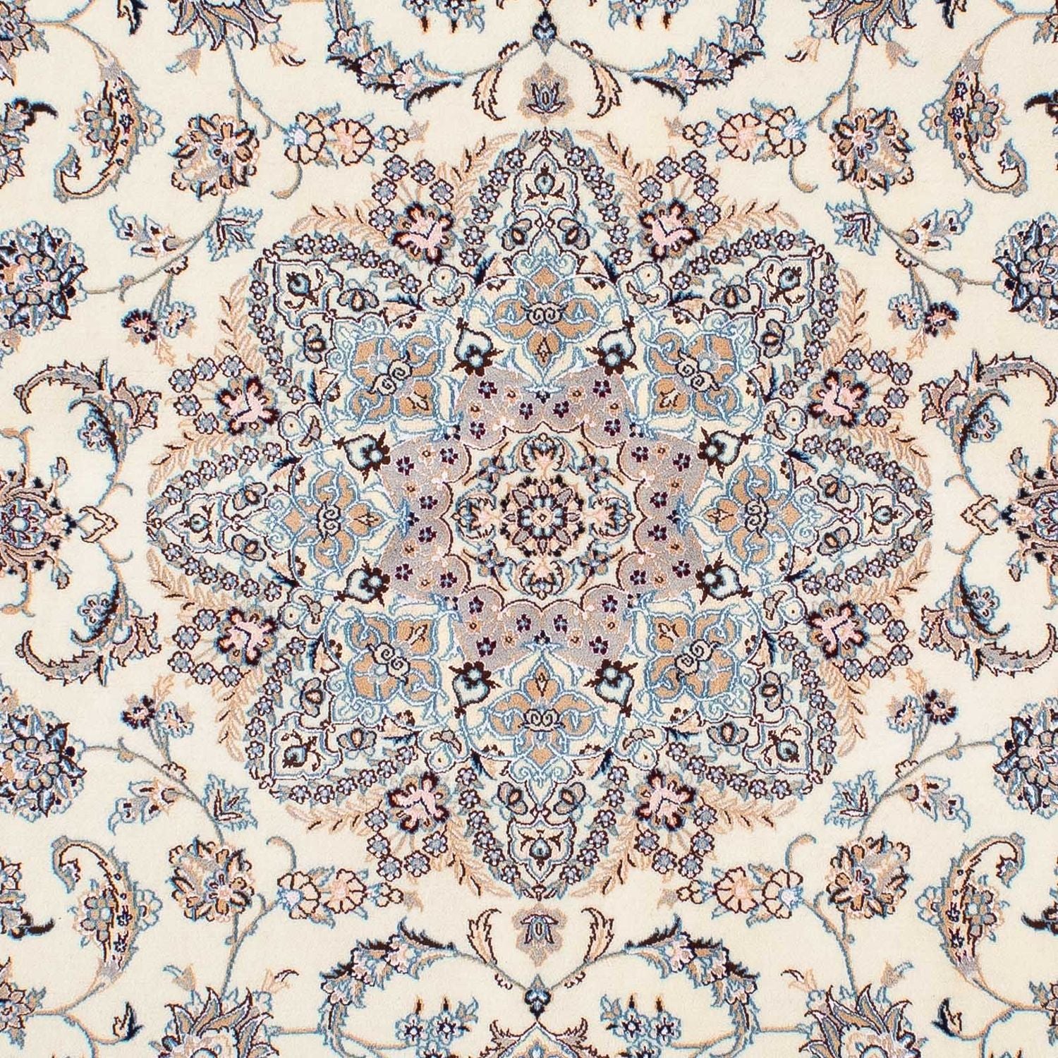 Persisk tæppe - Nain - Premium - 235 x 153 cm - beige
