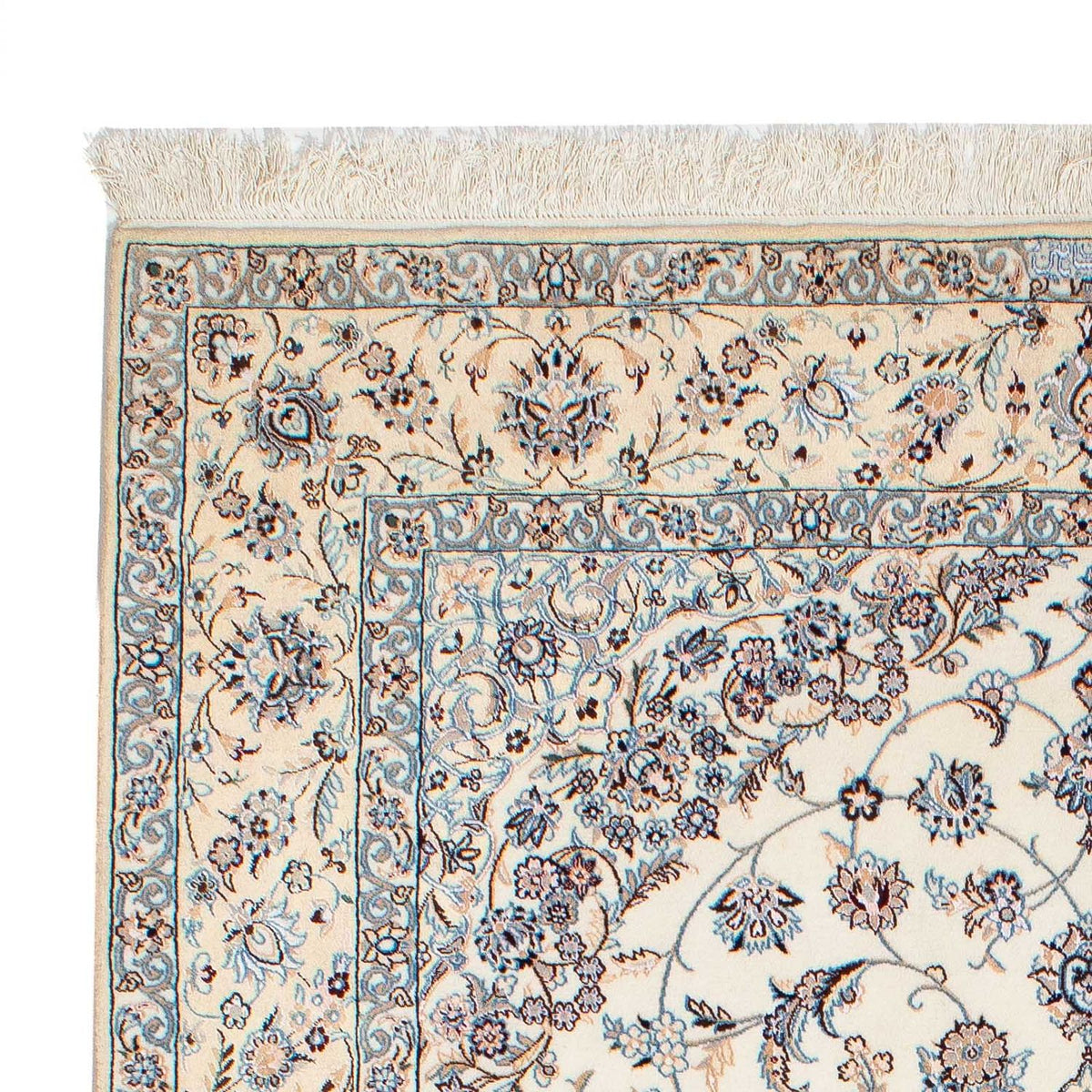 Persisk tæppe - Nain - Premium - 235 x 153 cm - beige