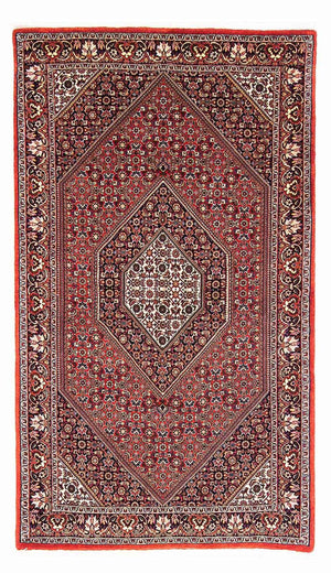 Persisk tæppe - Bijar - 181 x 108 cm - rød