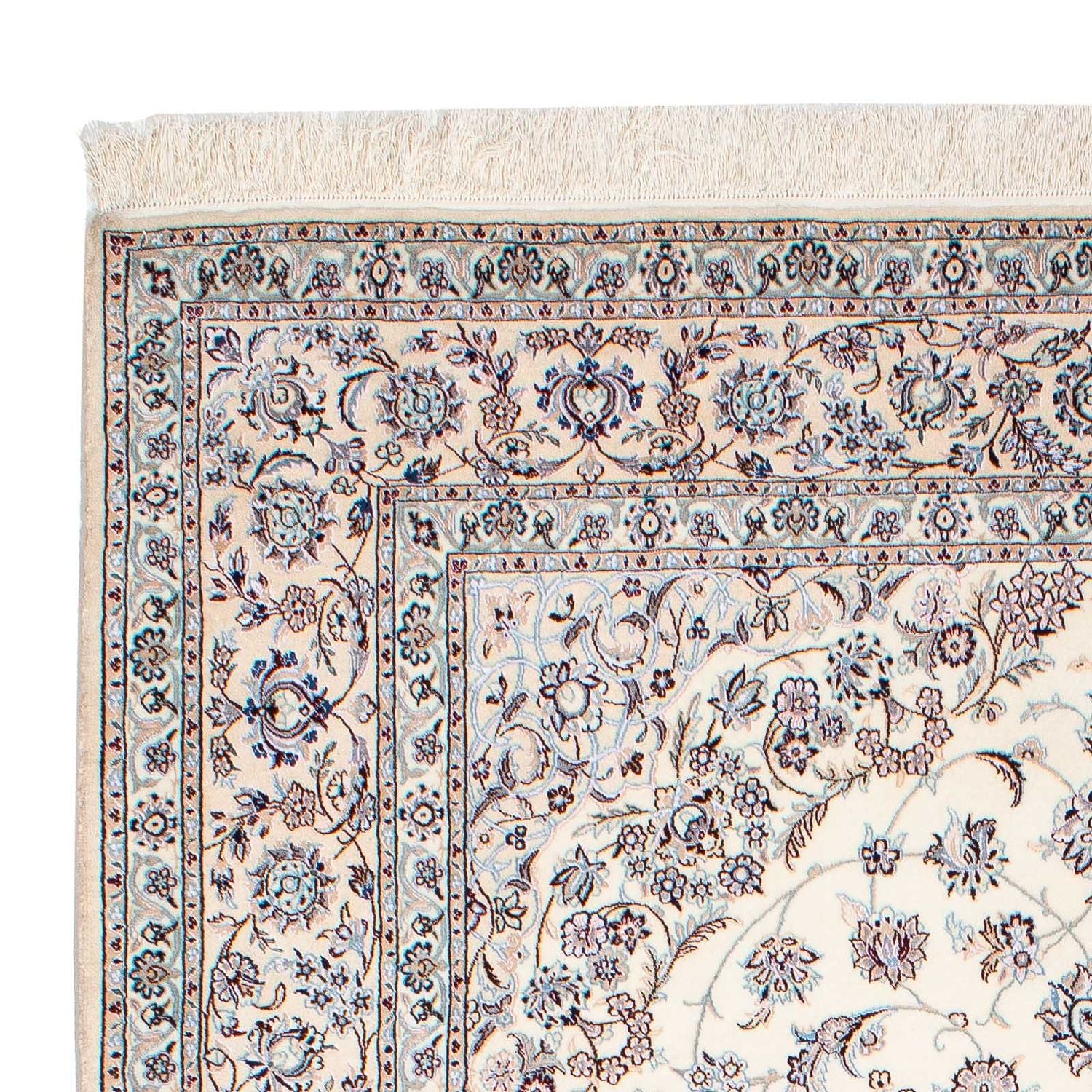 Persisk tæppe - Nain - Premium - 269 x 174 cm - beige