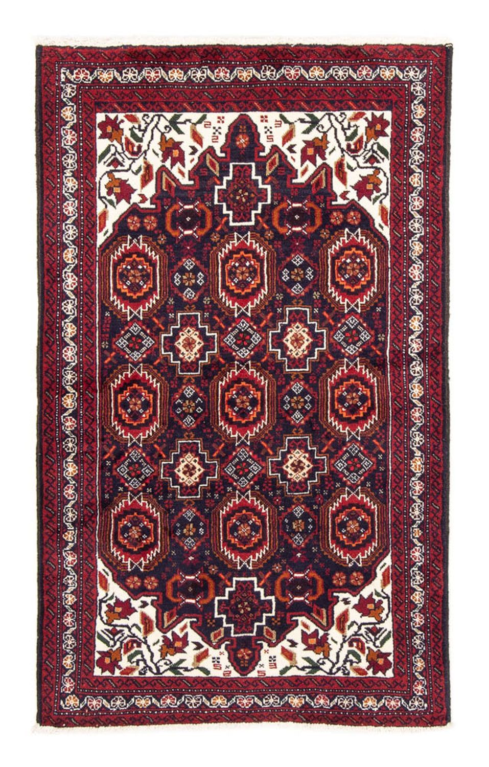 Løber Baluch-tæppe - 178 x 102 cm - rød