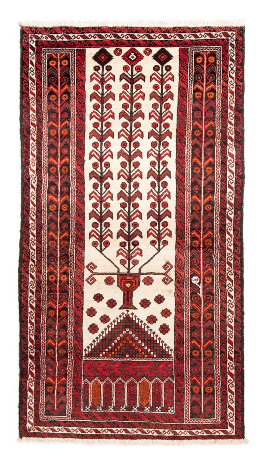 Løber Baluch-tæppe - 204 x 109 cm - beige