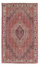 Persisk tæppe - Bijar - 182 x 112 cm - lysrød